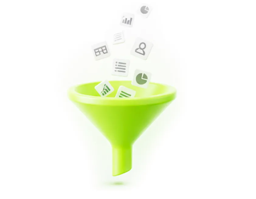 Подключаете рекламные источники и CRM