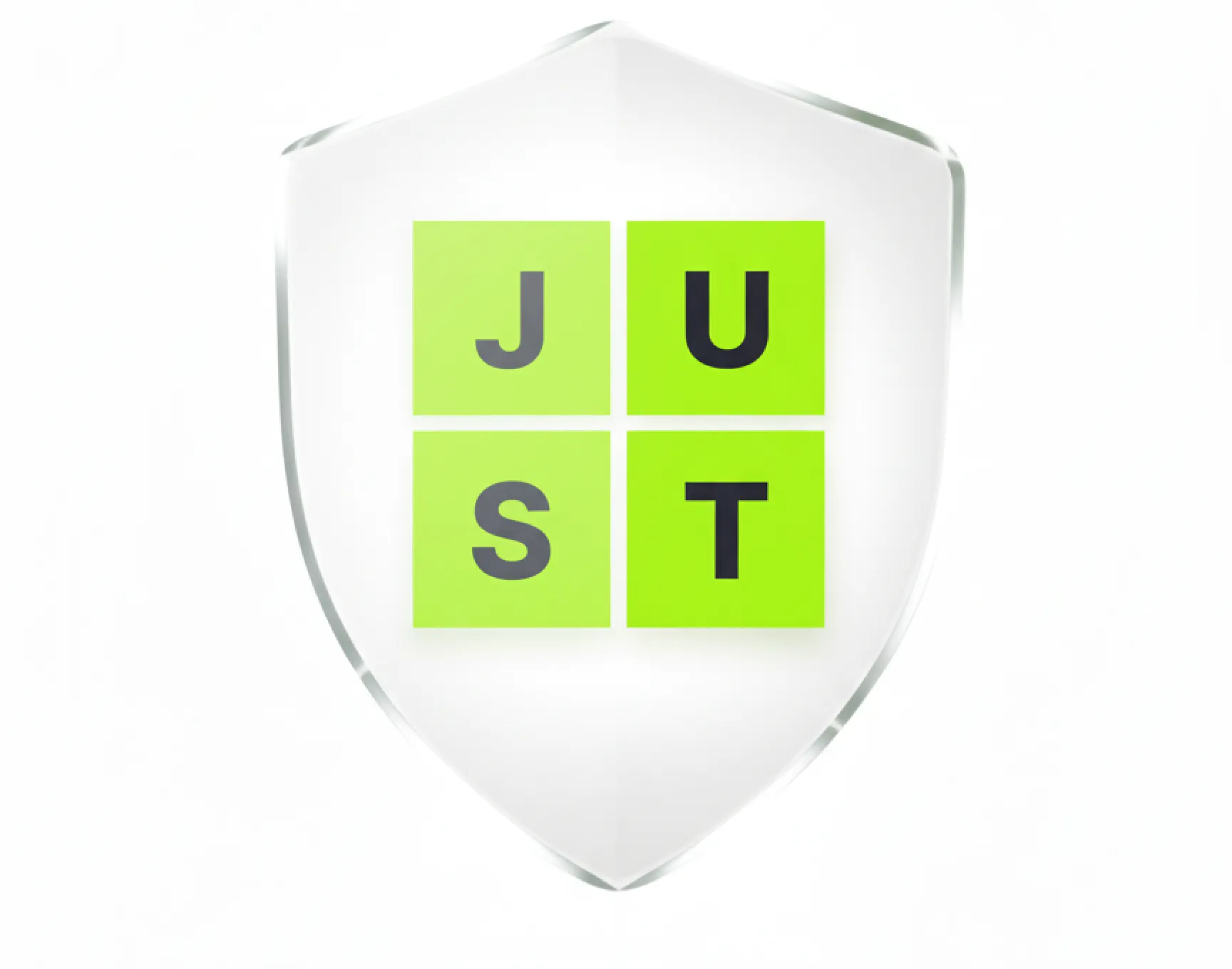 Логотип JustMedia на щите